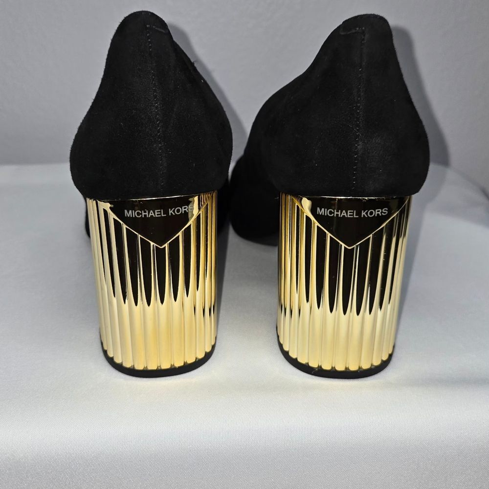 MICHAEL Michael Kors Porter Flex Suede Pumps Size 7 - Picture 4 of 7